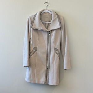 Calvin Klein Women's Cream Trench Coat